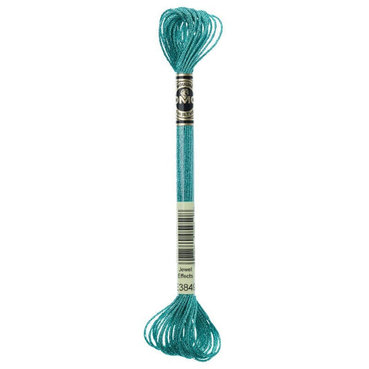 Light Effects Thread 6 x 8m Skeins - E3849 Metallic - Aquamarine Blue