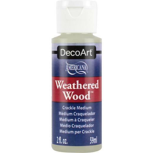 Deco Art Weathered Wood Crackling Medium 2oz