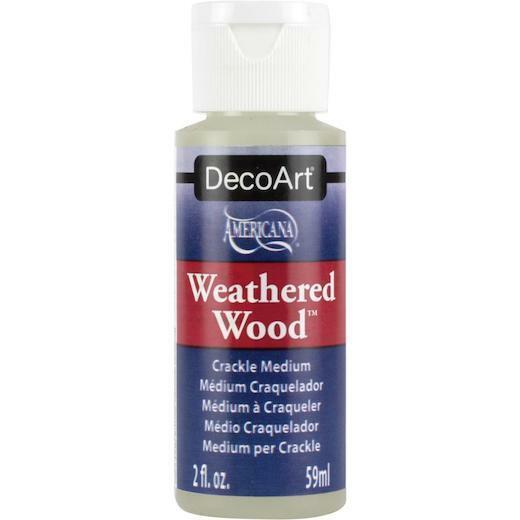 Deco Art Weathered Wood Crackling Medium 2oz