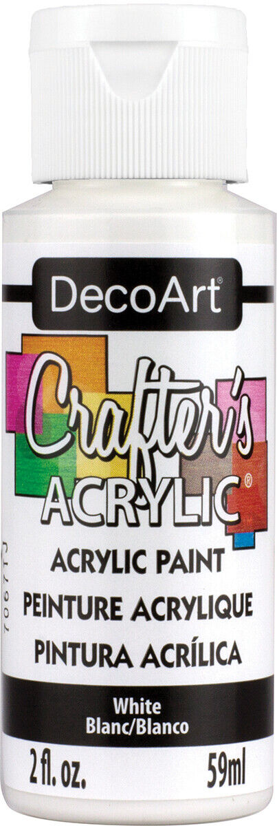 Deco Art Crafter's Acrylic Paint - White 59ml