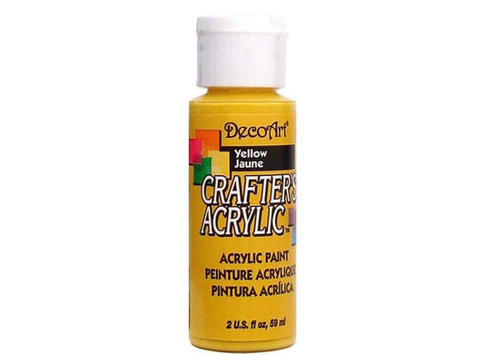 Deco Art Crafter's Acrylic Paint - Yellow 59ml