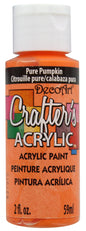 Deco Art Crafter's Acrylic Paint - Pure Pumpkin 59ml