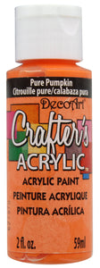 Deco Art Crafter's Acrylic Paint - Pure Pumpkin 59ml