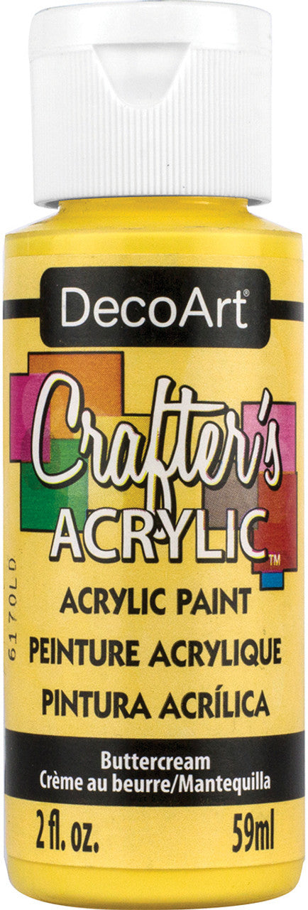 Deco Art Crafter's Acrylic Paint - Buttercream 59ml