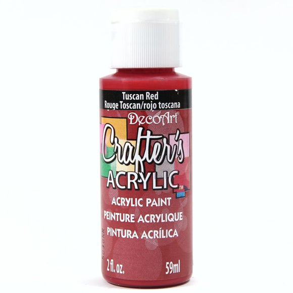 Deco Art Crafter's Acrylic Paint - Tuscan Red 59ml