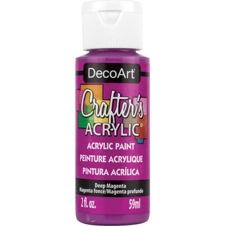 Deco Art Crafter's Acrylic Paint - Deep Magenta 59ml