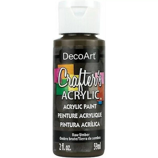 Deco Art Crafter's Acrylic Paint  - Raw Umber 59ml