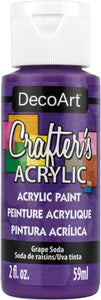 Deco Art Crafter's Acrylic Paint - Grape Soda 59ml