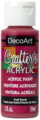 Deco Art Crafter's Acrylic Paint - Fruit Punch 59ml