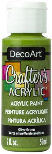 Deco Art Crafter's Acrylic Paint - Olive Green 59ml