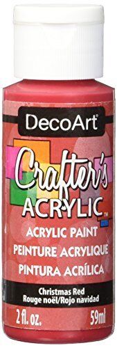 Deco Art Crafter's Acrylic Paint - Christmas Red 59ml