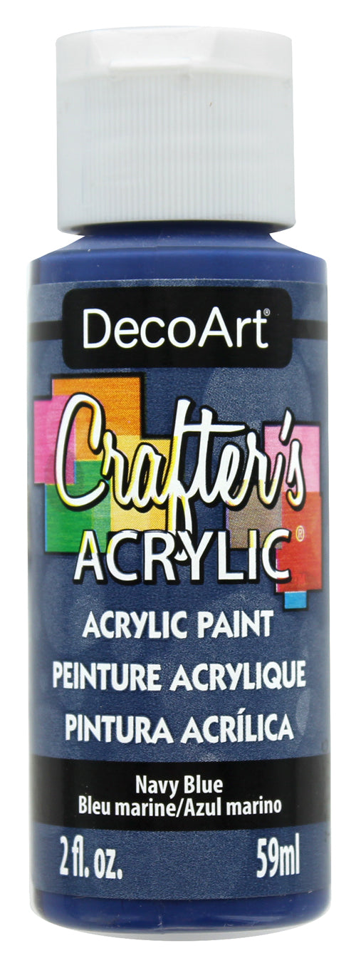 Deco Art Crafter's Acrylic Paint - Navy Blue 59ml