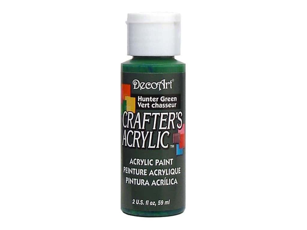 Deco Art Crafter's Acrylic Paint - Hunter Green 59ml