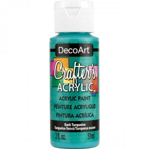 Deco Art Crafter's Acrylic Paint - Dark Turquoise 59ml