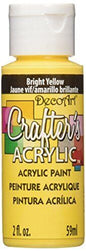 Deco Art Crafter's Acrylic Paint - Bright Yellow 59ml