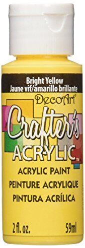 Deco Art Crafter's Acrylic Paint - Bright Yellow 59ml