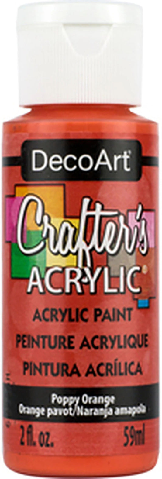 Deco Art Crafter's Acrylic Paint - Poppy Orange 59ml