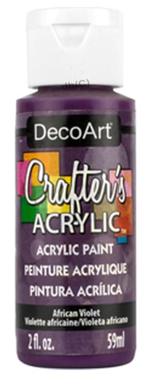 Deco Art Crafter's Acrylic Paint - African Violet 59ml