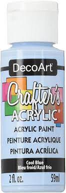 Deco Art Crafter's Acrylic Paint - Cool Blue 59ml