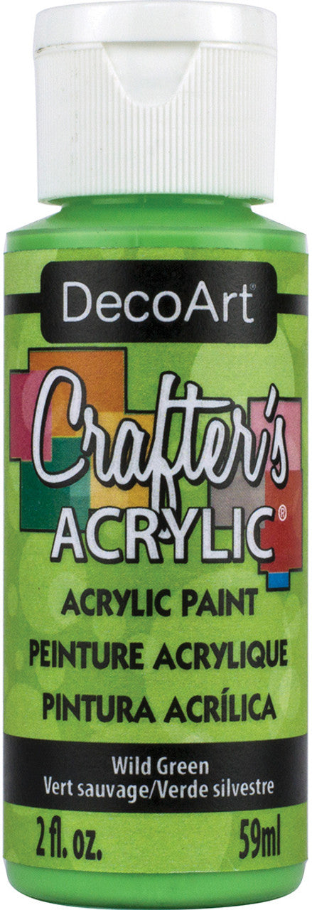 Deco Art Crafter's Acrylic Paint - Wild Green 59ml