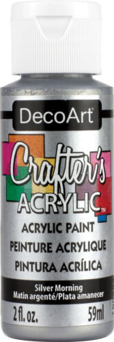 Deco Art Crafter's Acrylic Paint - Silver Morning 59ml