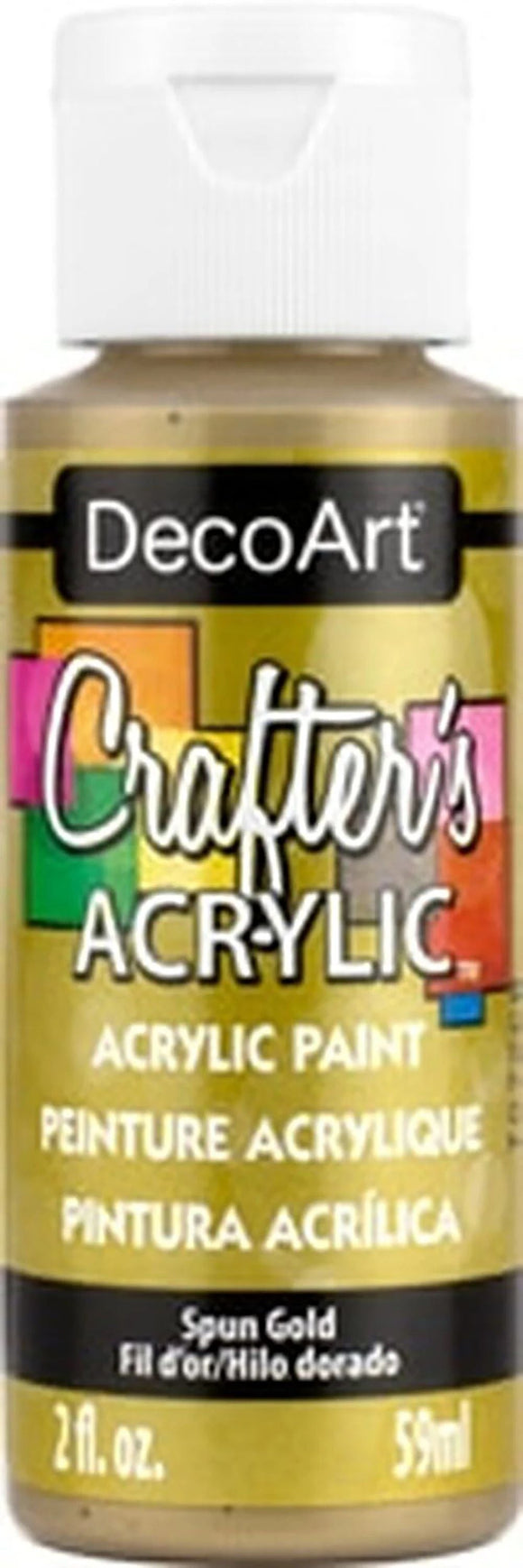 Deco Art Crafter's Acrylic Paint - Spun Gold 59ml