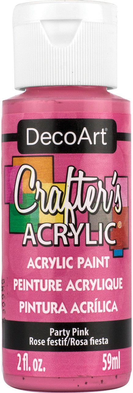 Deco Art Crafter's Acrylic Paint - Party Pink 59ml