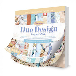 Duo Design Paper Pad - Sea Breeze and Rippling Waves