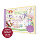 Springtime Florals Decoupage Book