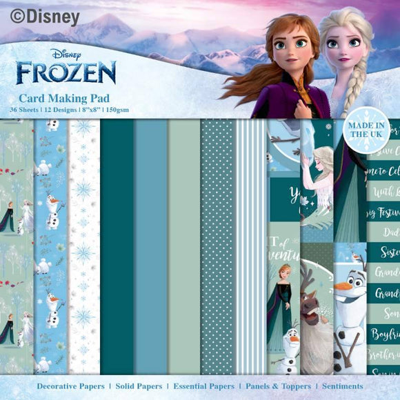 Disney Frozen – Christmas Card Making 8 in x 8 in Pad