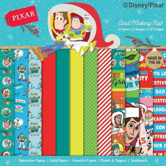 Disney Toy Story 8 in x 8 in Christmas Card Making Pad