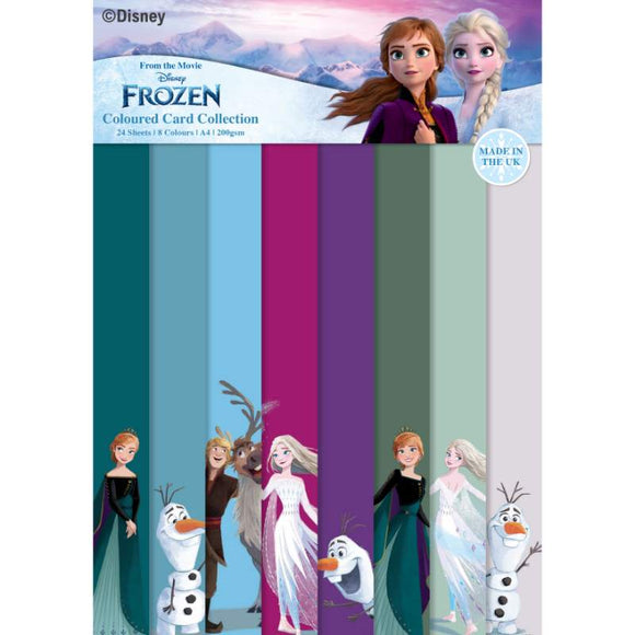 Disney Frozen A4 Christmas Coloured Card Pack