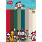 Disney Mickey & Minnie A4 Christmas Coloured Card Pack