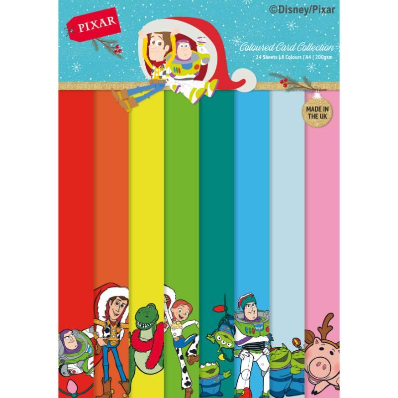 Disney Toy Story A4 Christmas Coloured Card Pack