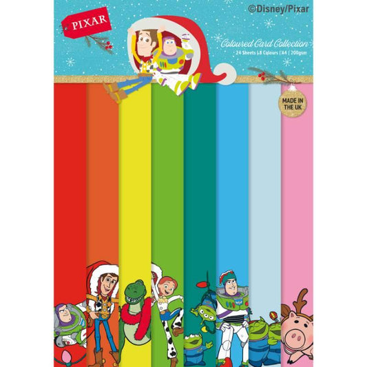 Disney Toy Story A4 Christmas Coloured Card Pack