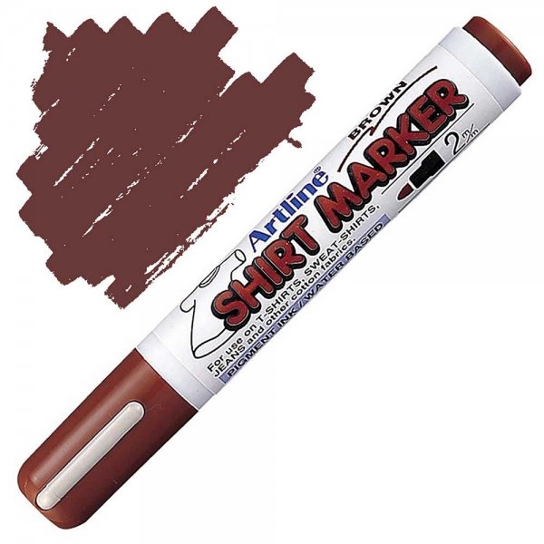 Artline Shirt Markers Brown