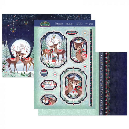 Merry Christmas My Deer Luxury Topper Set