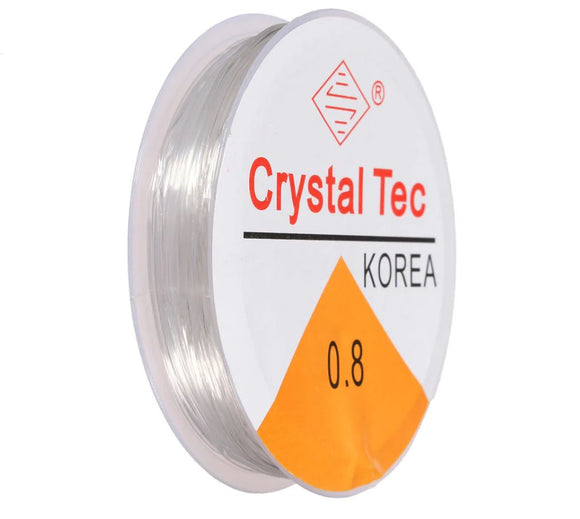 Strong Stretchy Beading Elastic Thread Clear, 0.8mm