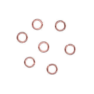 Jump Rings - Rose Gold Plated 5mm (50 pieces)