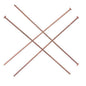 2'' Head Pins (0.6mm) Rose Gold Plated (20 pieces)