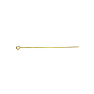 2'' (50mm) Eyepins Gold Plated (20 pieces)