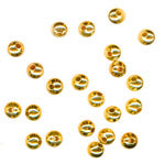 4mm Beads Gold Plated (40 pieces)