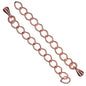 Extension Chain Rose Gold plated (5 pieces)