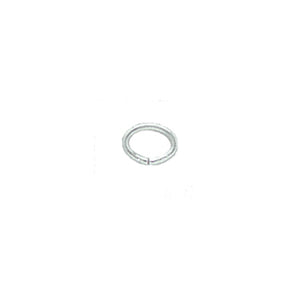 Oval Jump Ring Silver Plated 4.5 x 6mm (25 pieces)