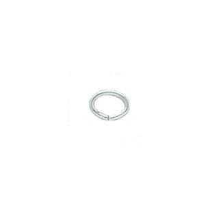 Oval Jump Ring Silver Plated 4.5 x 6mm (25 pieces)