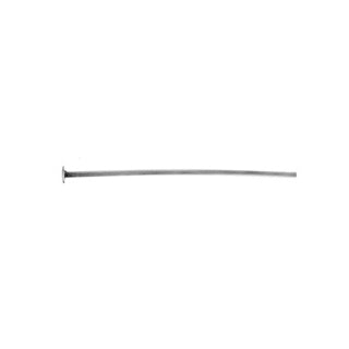 2'' Head Pins (0.6mm) Silver Plated (20 pieces)