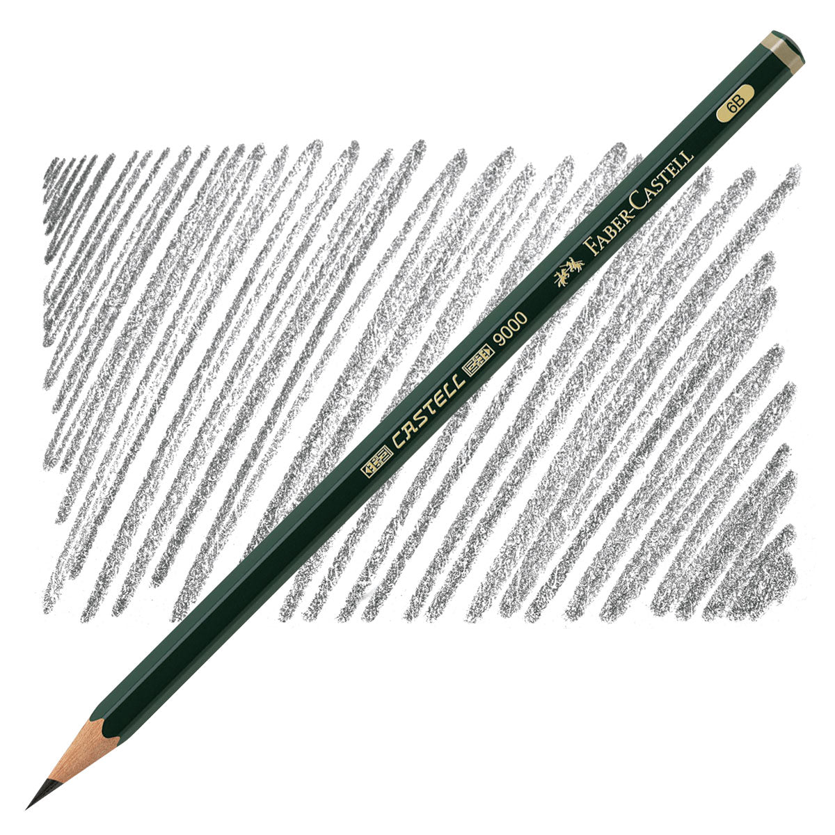 Faber-Castell 9000 Black Lead Pencil 6B