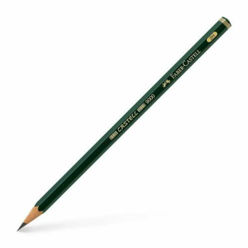 Faber-Castell 9000 Black Lead Pencil 2H