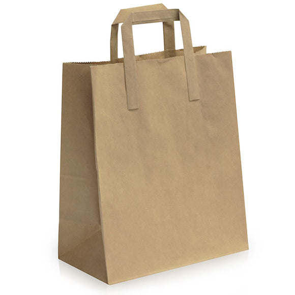 Kraft Paper Gift Bags 21x18cm 5 pieces