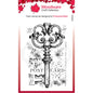 Woodware Clear Singles Old Key 3.8 in x 2.6 in Stamp